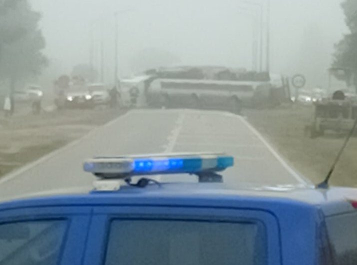 Murió un camionero al volcar en cercanías de La Para