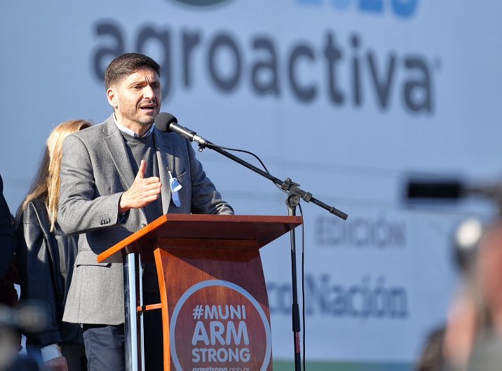 Pullaro en Agroactiva: “Quiten las retenciones para que cada peso que genere el campo quede en la región”