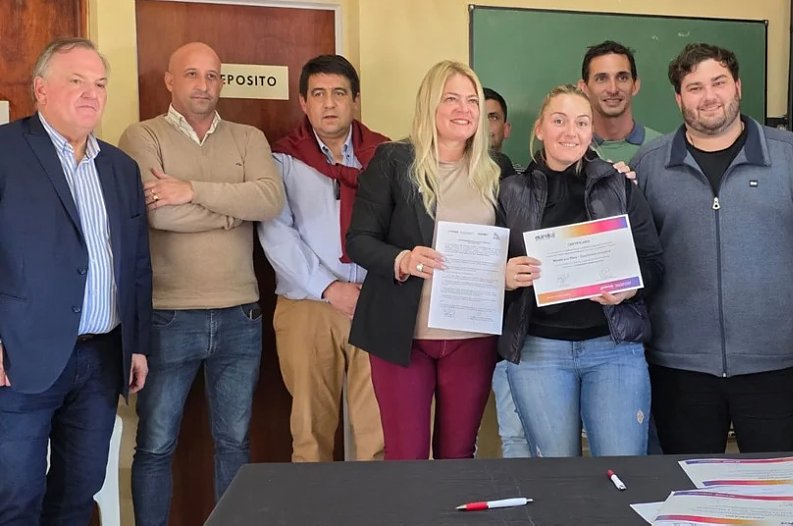 Entregaron los certificados del programa 