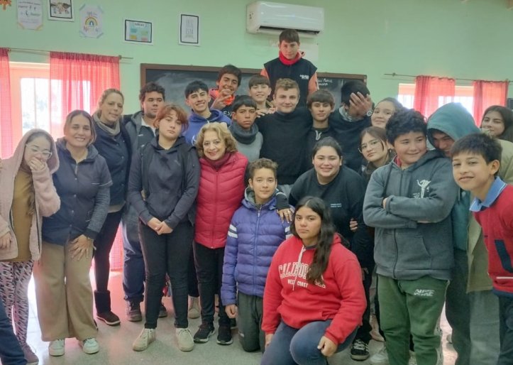 El programa “Es hora de hablar” llegó a las escuelas rurales de Morteros
