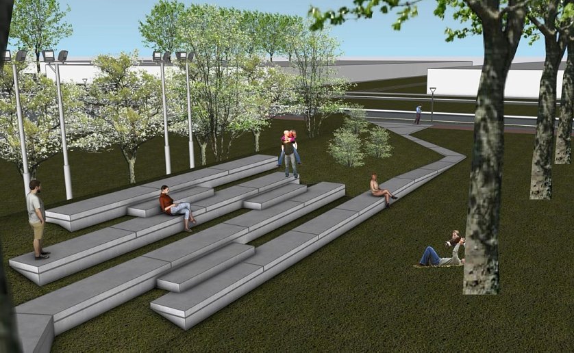 Hersilia comenzó la puesta en valor del Predio Ferrocarril con aportes provinciales