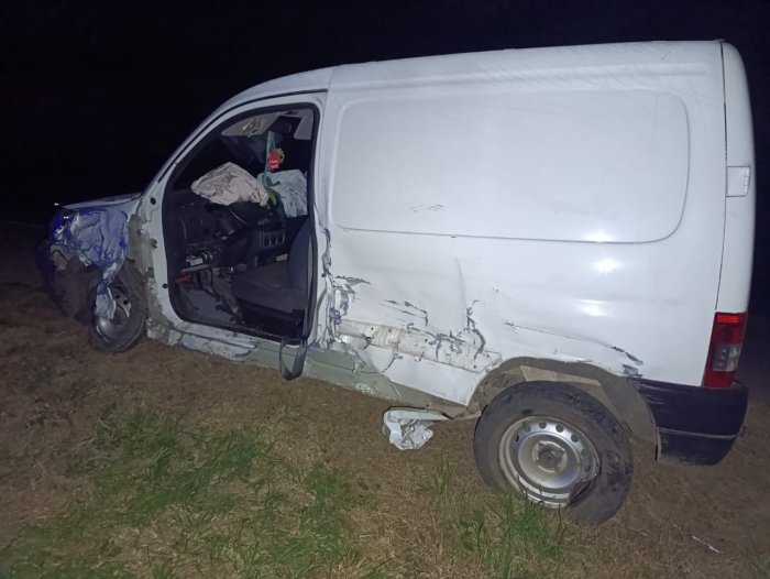 Dos lesionados en un accidente en Villa Trinidad