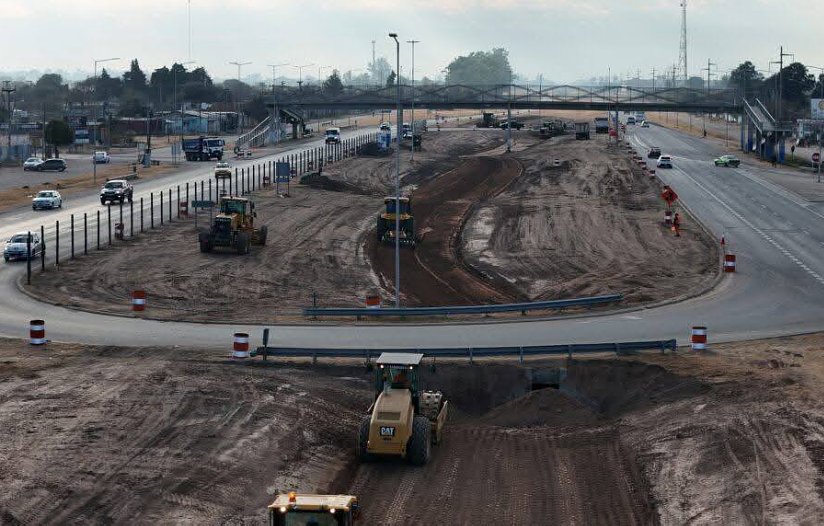 Comenzó la construcción del altonivel en Ruta 19 en jurisdicción de Malvinas Argentinas