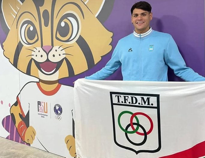 Dante Nicola logró la medalla dorada en los Juegos Panamericanos Juniors 