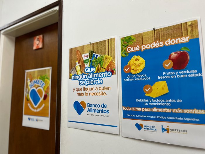 La Municipalidad de Morteros pone en marcha el Banco de Alimentos