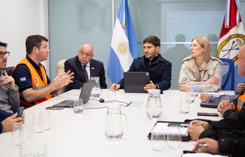 Temporal: “Desde el primer momento el Estado provincial estuvo presente”, afirmó Scaglia