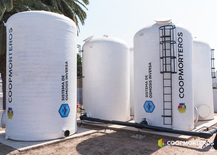 CoopMorteros avanza hacia la cobertura total de agua potable con su planta de ósmosis inversa