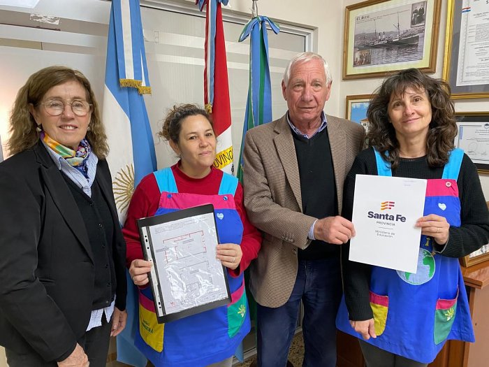 Suardi: El Jardín N°165 recibió los fondos del Programa 1000 aulas