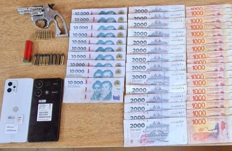 Pareja detenida en Freyre por tenencia ilegal de arma de fuego