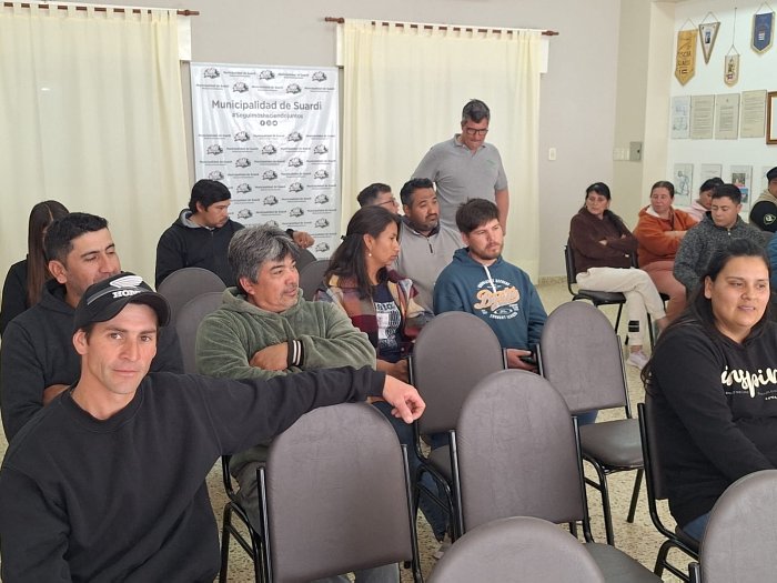 Comenzó el curso de operario tambero en Suardi