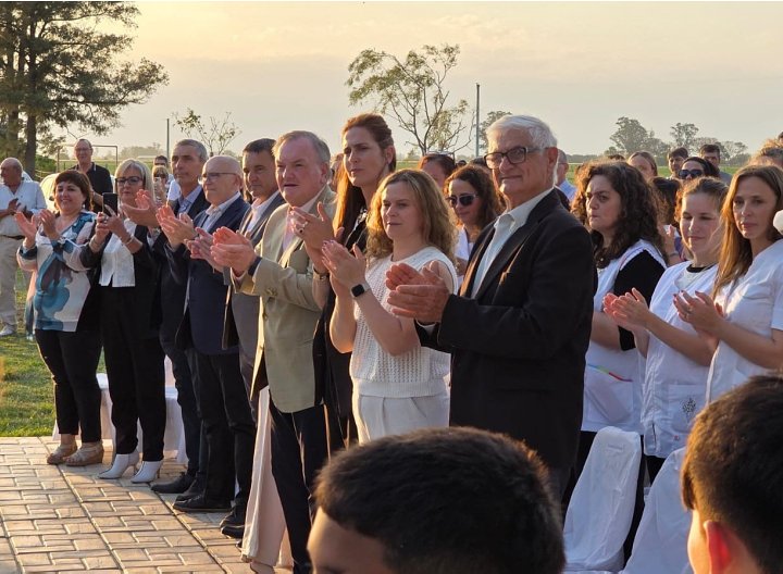 La Escuela 6220 festejó su centenario y Michlig anunció el acceso pavimentado a Col. Dos Rosas