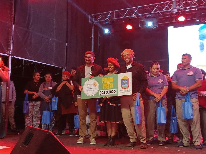 Pareja de Miramar ganó el Concurso de la Empanada en Chipión
