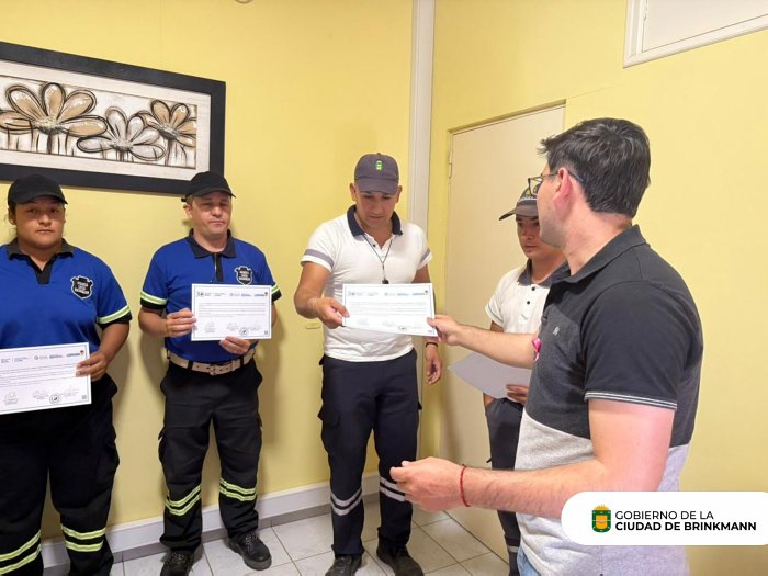 La Guardia local de Brinkmann recibió equipamiento