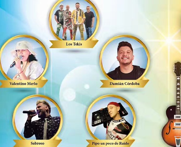 Se confirmaron los artistas de la 10° Fiesta de la Confraternidad Departamental