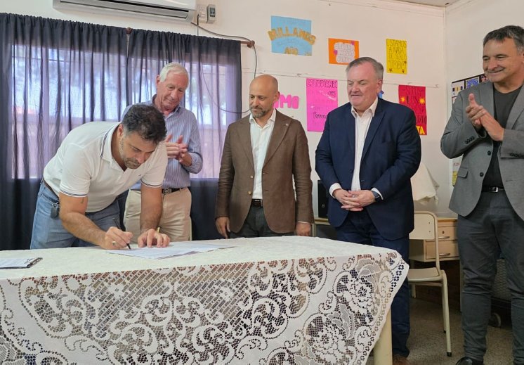 Monte Oscuridad y Suardi firmaron nuevos convenios del programa 