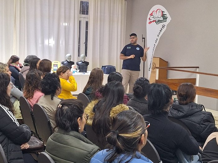 Suardi: Importante concurrencia en el taller de RCP y primeros auxilios para la primera infancia