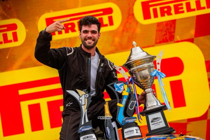 Gastón Daniele es el campeón del Fiat 600 TS