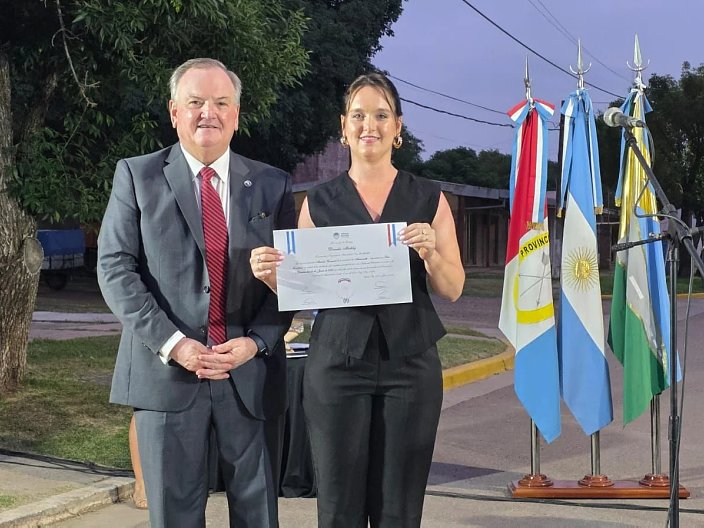 La Lic. Dianela Michlig asumió el tercer mandato como Presidente Comunal de Ambrosetti