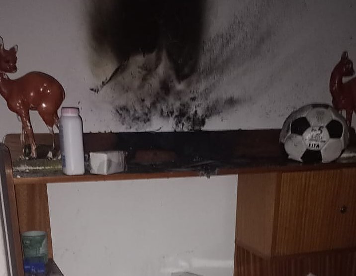 Dos niños heridos por un incendio en una vivienda de Morteros