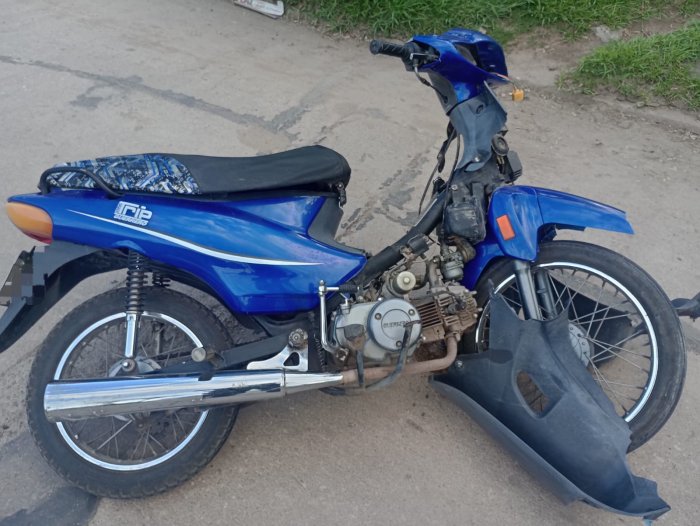 Motociclista lesionada en un accidente en Morteros