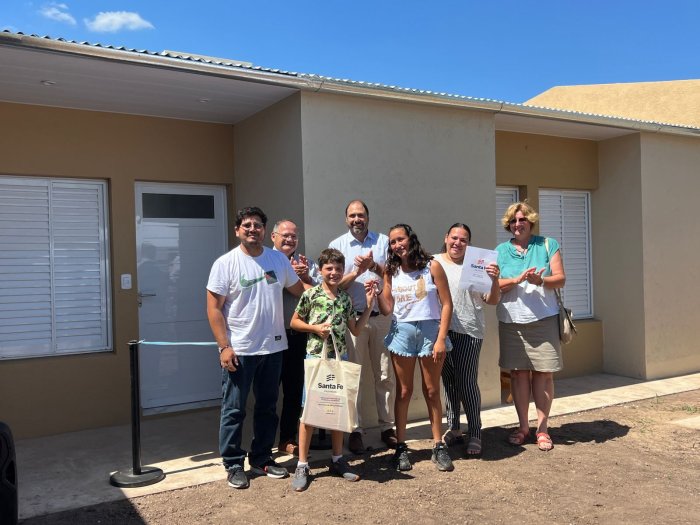 Cierre de año con la inauguración de tres viviendas en Ramona