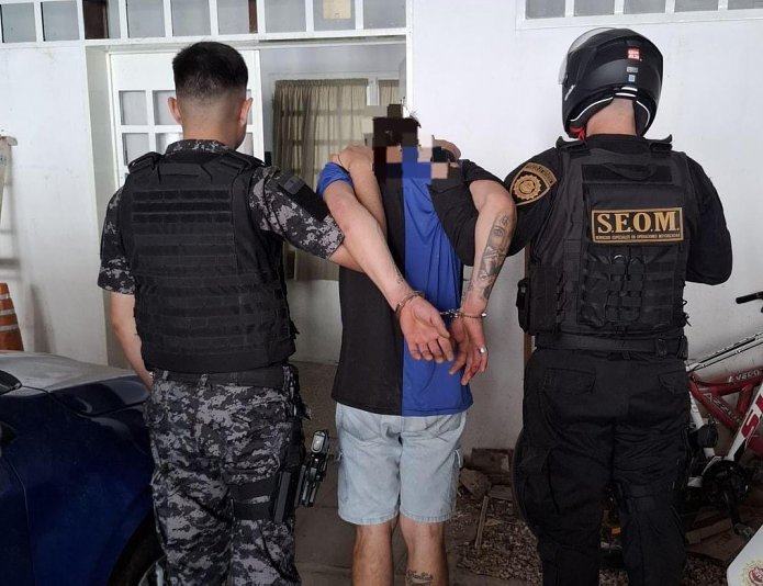 Morteros: Detuvieron a un joven luego de una larga persecución