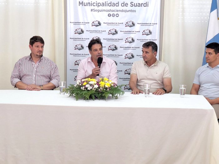 Funcionarios del ENERFE visitaron Suardi para avanzar con el gasoducto