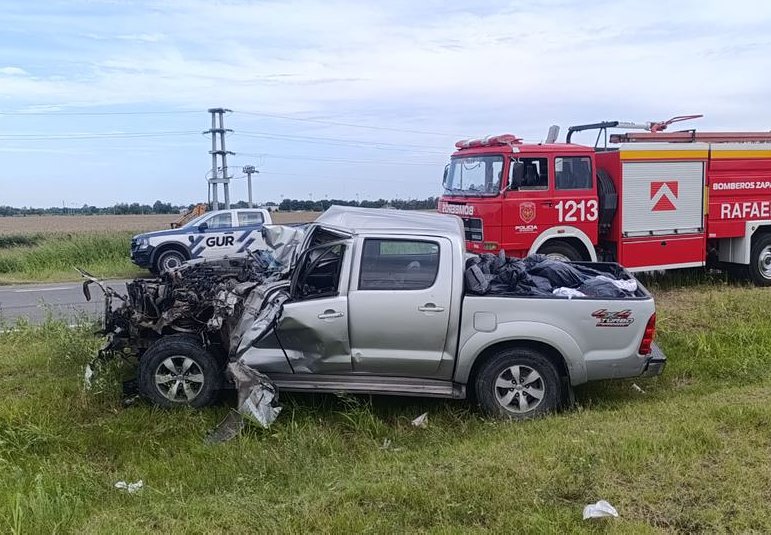 Rafaela: Varios heridos en un accidente en Ruta 34