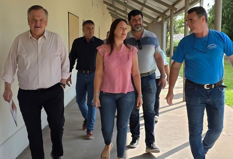 El senador Michlig y el diputado González cumplieron una intensa agenda de trabajo en Ambrosetti y Soledad