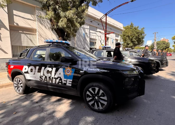 Se incorporan 18 móviles policiales para reforzar la seguridad en el depto. Castellanos