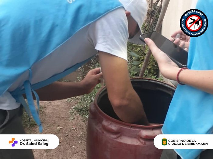 Alerta en Brinkmann: detectan alto índice de criaderos del mosquito Aedes