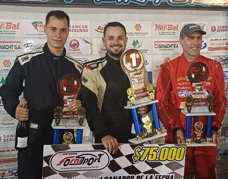 Midget: Agustín Bonomo ganó la 9na. fecha en Vila