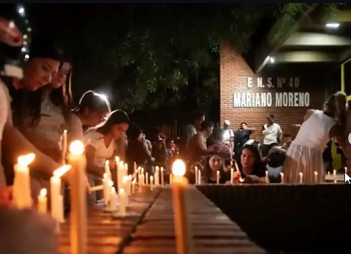 Dolor y silencio en San Cristóbal: la comunidad recordó a Ian Cabrera