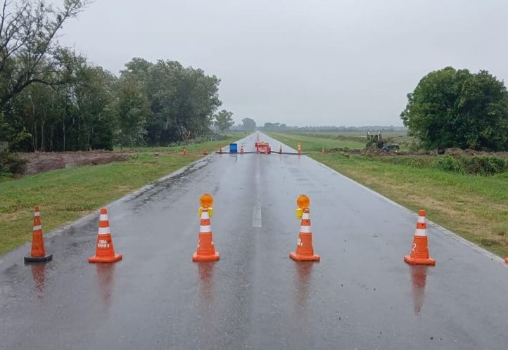 Definen obras urgentes por el corte total de la Ruta 34
