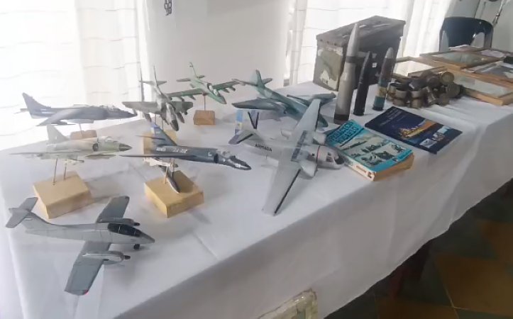 Llegó a Suardi una muestra itinerante de Malvinas