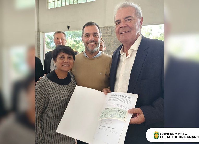 Brinkmann recibió aportes productivos y refuerzos para el sector rural