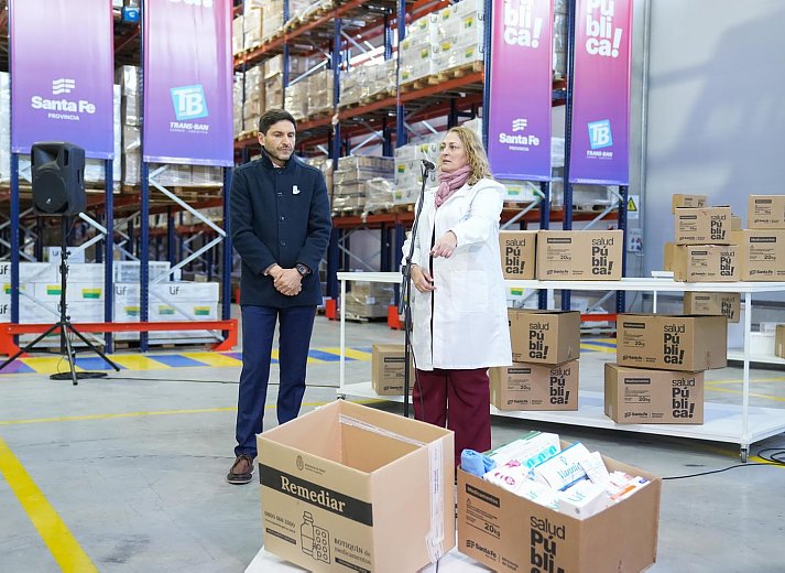 Santa Fe puso en marcha un nuevo sistema logístico para distribuir medicamentos en toda la provincia