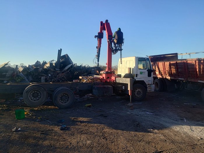 Suardi: El municipio envió más de 22 toneladas de metales para su reciclado
