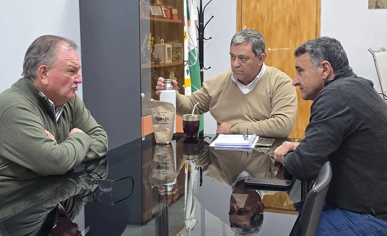 Arrufó: Michlig, González y Piumatti repasaron obras, gestiones y proyectos estratégicos 