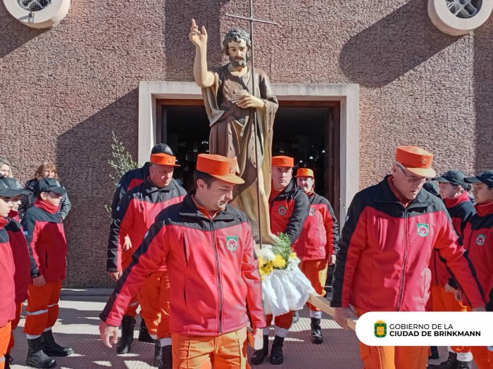 Con actos, procesión y espectáculos, Brinkmann honró a su santo patrono
