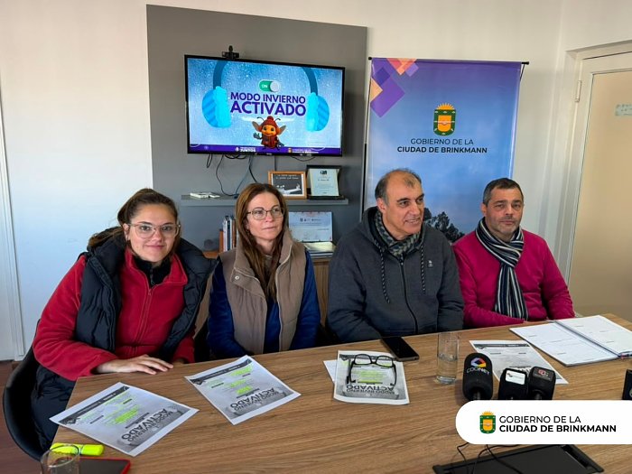 Brinkmann presentó una amplia agenda de actividades para disfrutar el invierno
