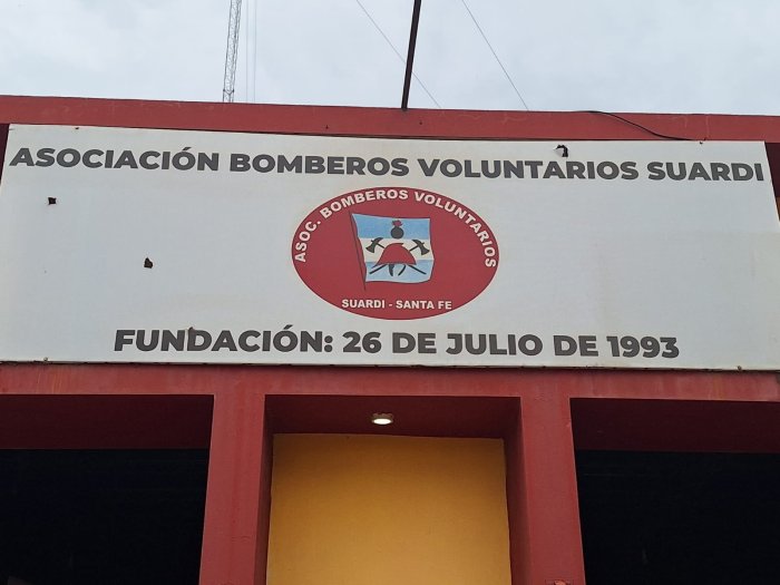Bomberos Voluntarios de Suardi celebran 33 años de servicio a la comunidad