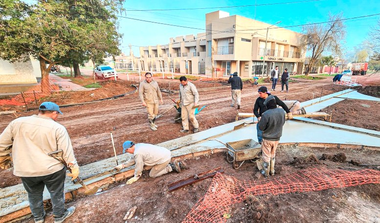 Ceres avanza con obras de infraestructura en el sector de la Escuela Pedro De Vega