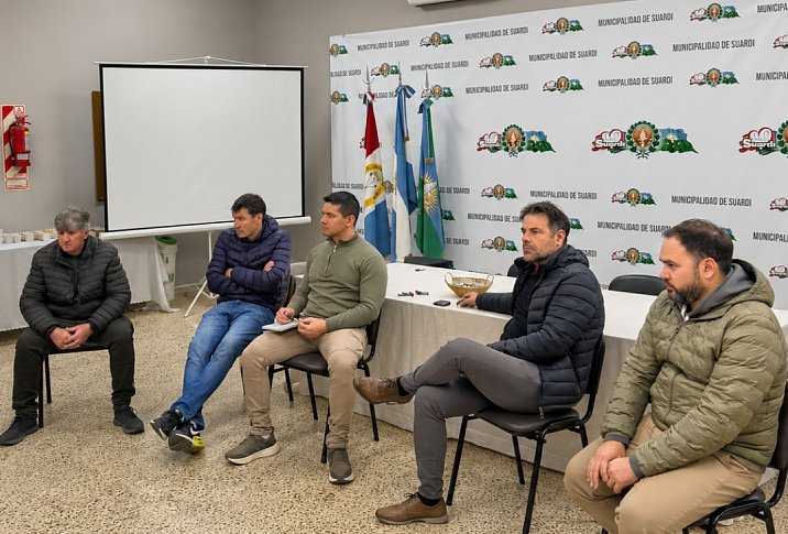 Suardi: El municipio y el Comité de Cuencas analizaron obras hídricas para la zona rural