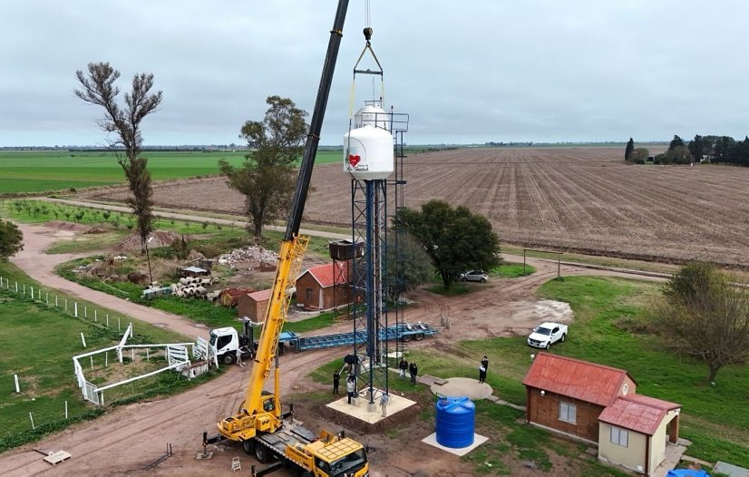Villa Trinidad: Avanza al 30% una obra para mejorar el abastecimiento de agua potable