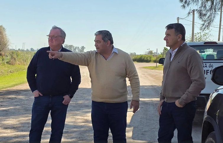 Arrufó: Destinan casi $290 millones para obras de cordón cuneta, estabilizado y desagües