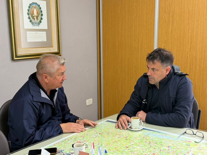 Gastaldi recibió al sub administrador de Vialidad Provincial y analizaron obras en la Ruta 23