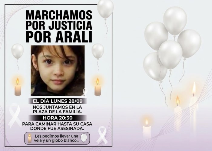 Brinkmann se moviliza por Aralí Vivas mientras avanza el juicio en San Francisco