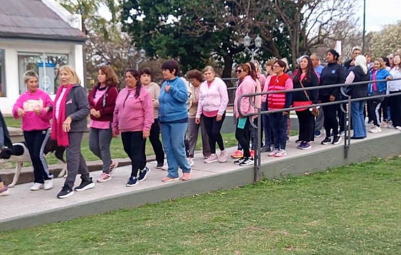 Gran Caminata Rosa: Morteros volvió a poner el foco en la prevención