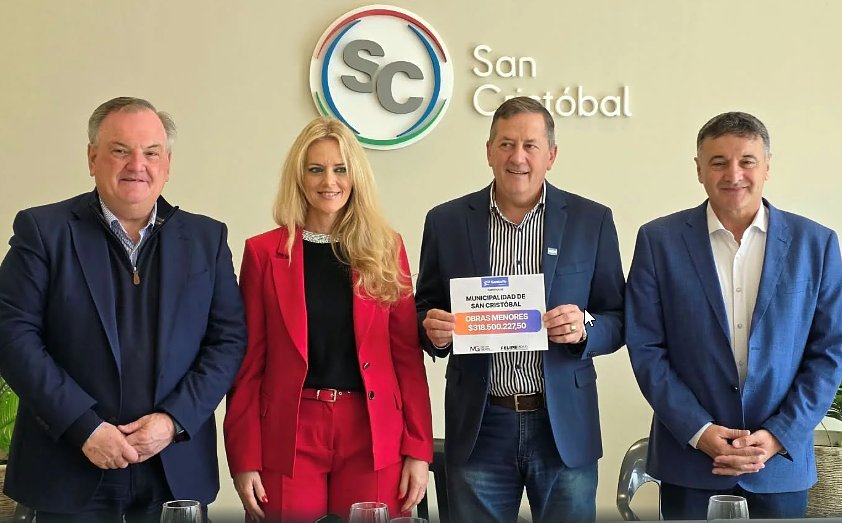 San Cristóbal recibió $318 millones para incorporar maquinaria municipal